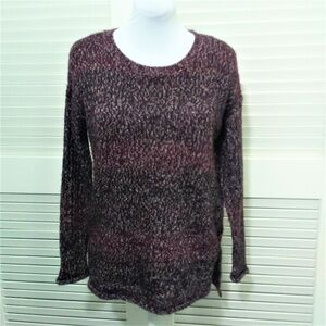 Sanctuary Long Sleeve‎ Variegated Stripe Sweater